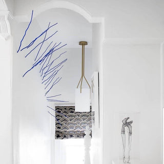 Lustra Lustre LED 3-Lumières Laiton Moderne