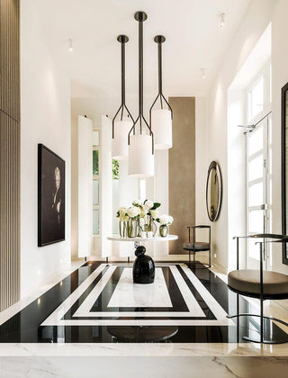 Lustra Lustre LED 3-Lumières Laiton Moderne