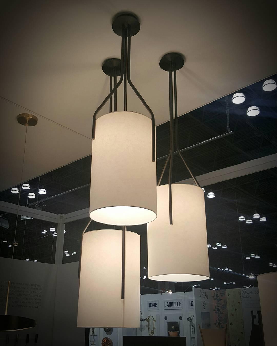 Elveira Lustre LED 3-Lumières Laiton Moderne