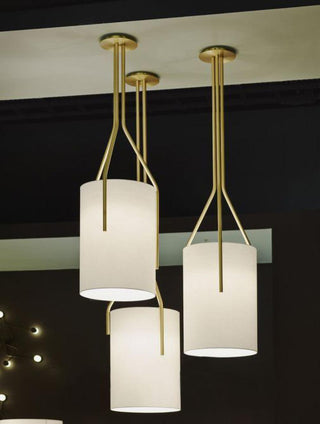 Lustra Lustre LED 3-Lumières Laiton Moderne