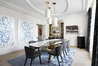 Lustra Lustre LED 3-Lumières Laiton Moderne