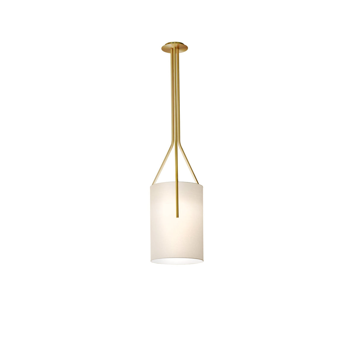 Elveira Lustre LED 3-Lumières Laiton Moderne