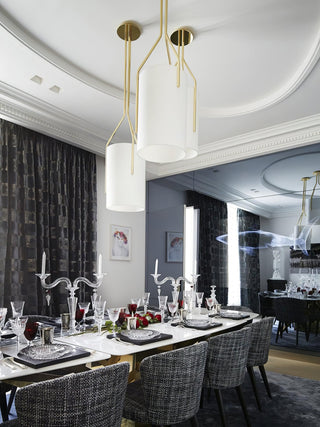 Lustra Lustre LED 3-Lumières Laiton Moderne