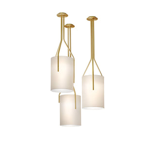 Lustra Lustre LED 3-Lumières Laiton Moderne