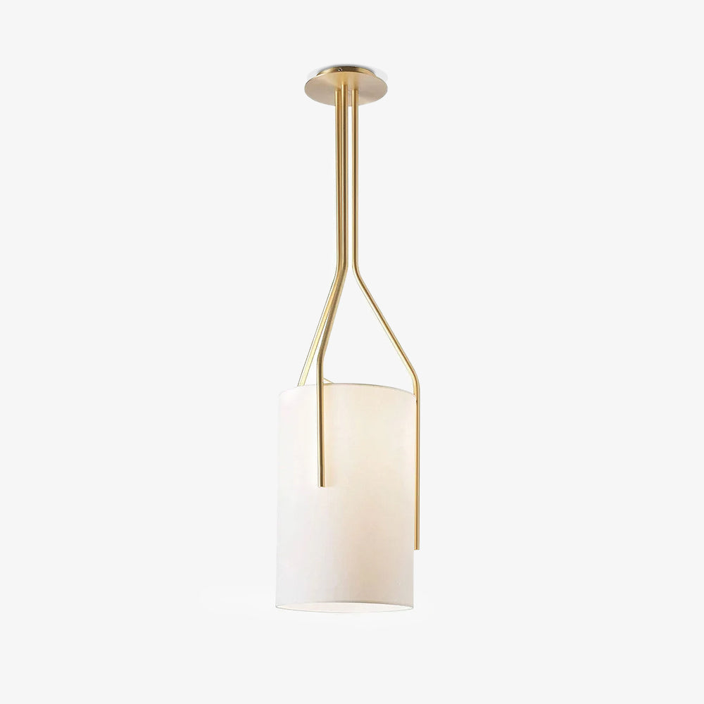 Elveira Lustre LED 3-Lumières Laiton Moderne