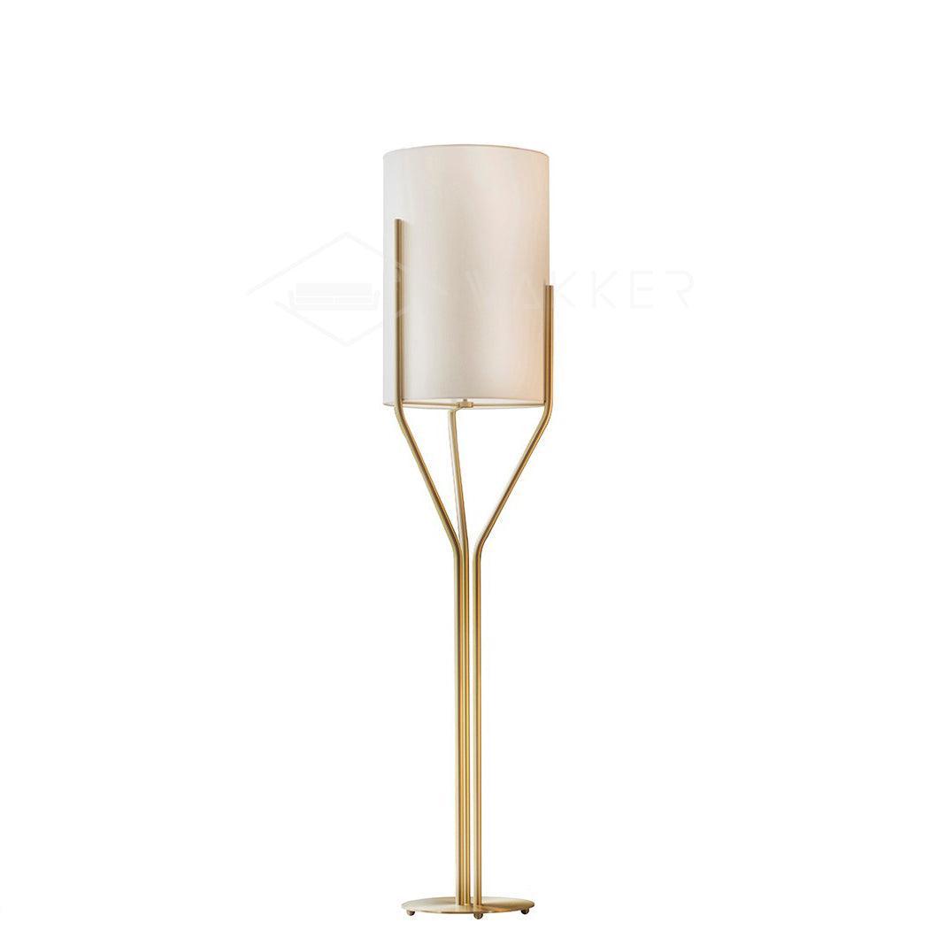 Aureina Lampadaire en Laiton Glam