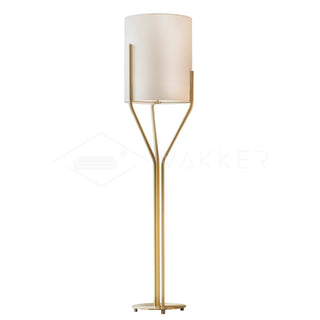 Aureina Lampadaire en Laiton Glam
