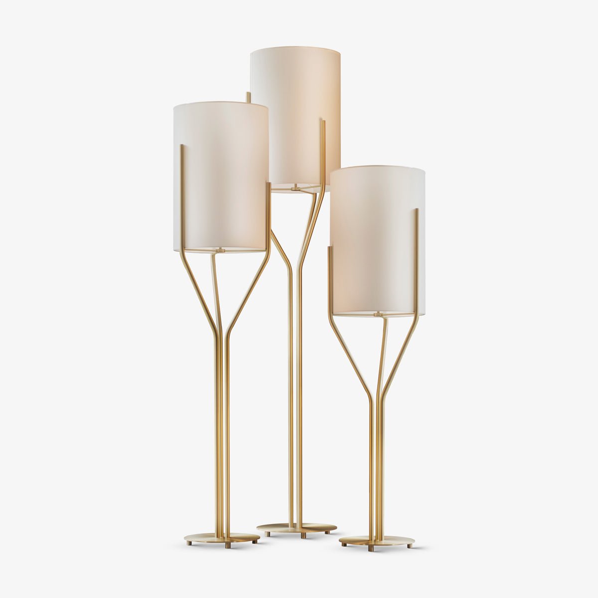 Aureina Lampadaire en Laiton Glam