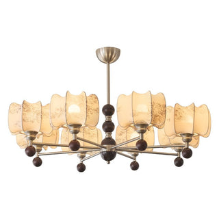 Ephaos Lustre en Bois Floral Vintage