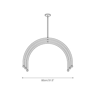 Hadden Lustre Laiton Métal Minimaliste Moderne