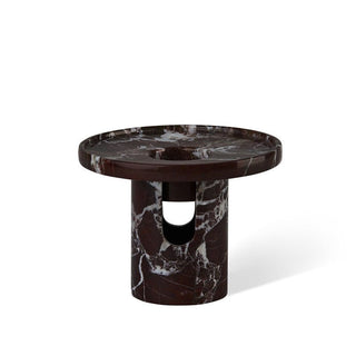 Arc Pillar Marble Candle Holder-Neutral Decor