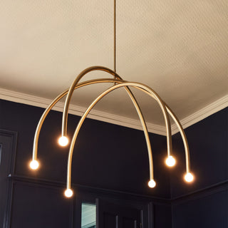 Hadden Lustre Laiton Métal Minimaliste Moderne