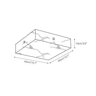 Rauduvys Plafonnier En Albâtre Minimaliste Moderne