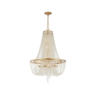 Sifuvys Lustre Métal Cristal Luxe Postmoderne