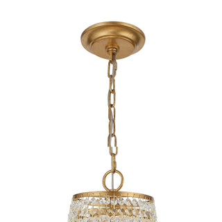 Sifuvys Lustre Métal Cristal Luxe Postmoderne