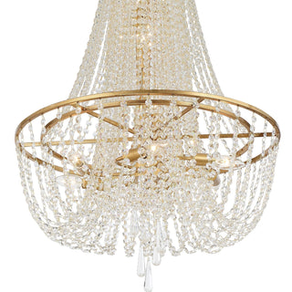 Sifuvys Lustre Métal Cristal Luxe Postmoderne
