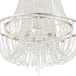 Sifuvys Lustre Métal Cristal Luxe Postmoderne