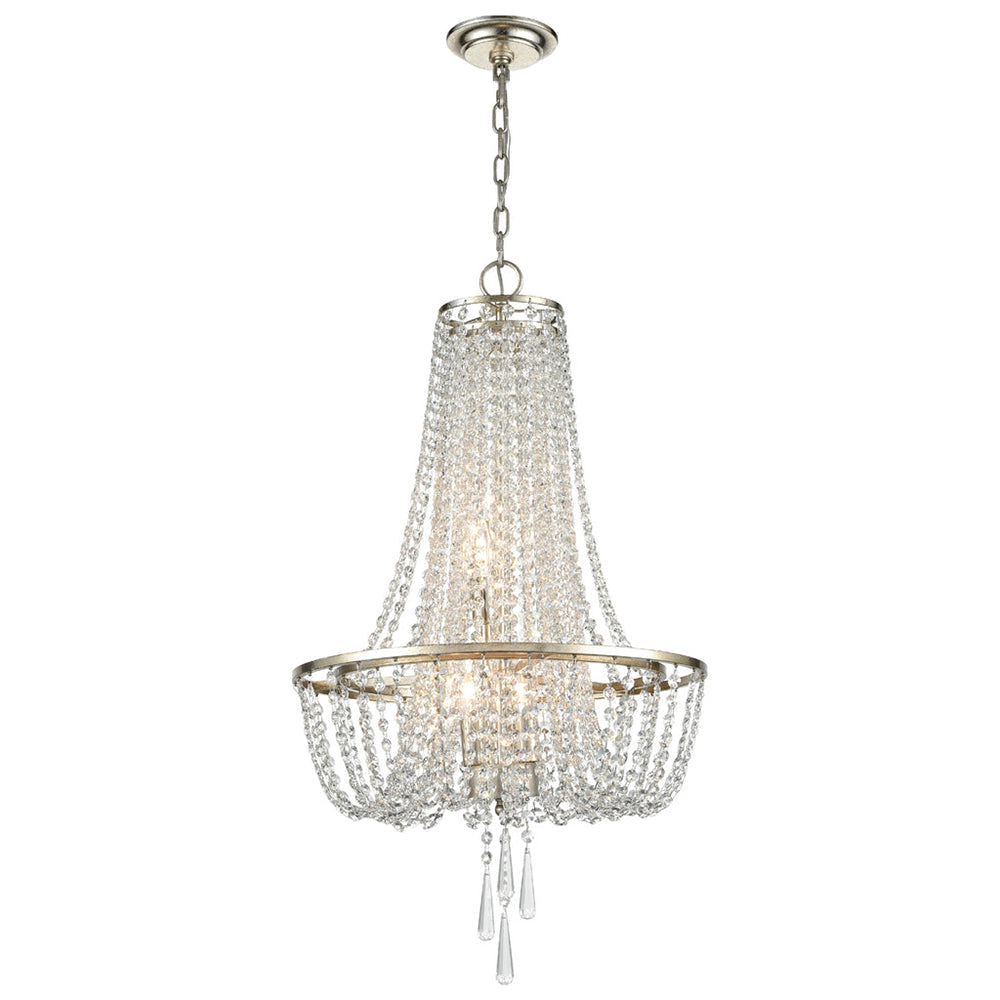Sifuvys Lustre Métal Cristal Luxe Postmoderne