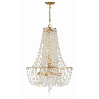 Sifuvys Lustre Métal Cristal Luxe Postmoderne