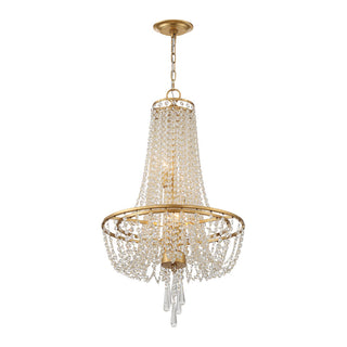 Sifuvys Lustre Métal Cristal Luxe Postmoderne