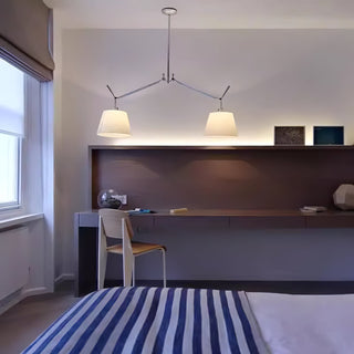 Evmirion Premium Élégance Abat-Jour Tissu Pendentif Lampe