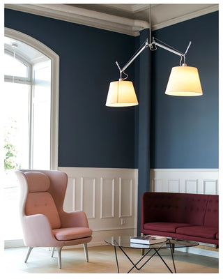 Evmirion Premium Élégance Abat-Jour Tissu Pendentif Lampe