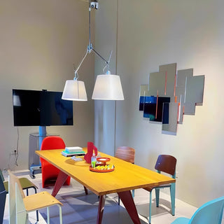 Evmirion Premium Élégance Abat-Jour Tissu Pendentif Lampe