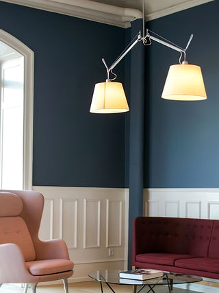 Evmirion Premium Élégance Abat-Jour Tissu Pendentif Lampe