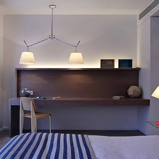 Evmirion Premium Élégance Abat-Jour Tissu Pendentif Lampe