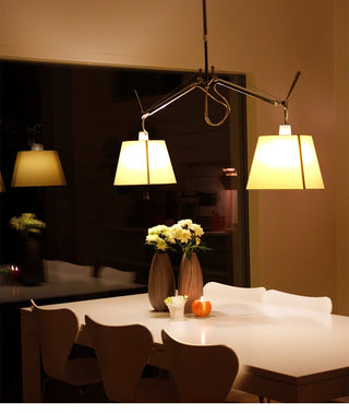 Evmirion Premium Élégance Abat-Jour Tissu Pendentif Lampe
