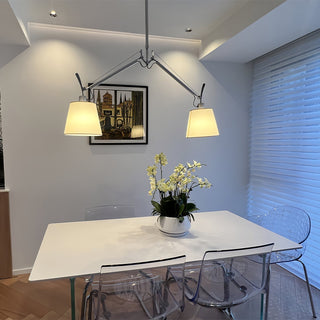Evmirion Premium Élégance Abat-Jour Tissu Pendentif Lampe