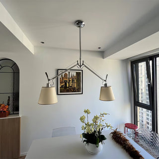 Evmirion Premium Élégance Abat-Jour Tissu Pendentif Lampe