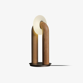 Raelix Lampe de Table Vintage Bois