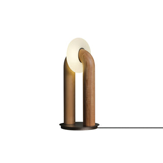 Raelix Lampe de Table Vintage Bois