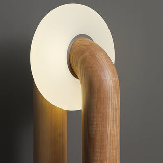 Raelix Lampe de Table Vintage Bois