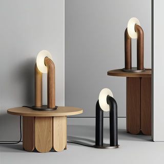 Raelix Lampe de Table Vintage Bois