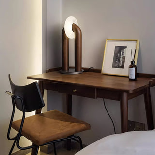 Raelix Lampe de Table Vintage Bois