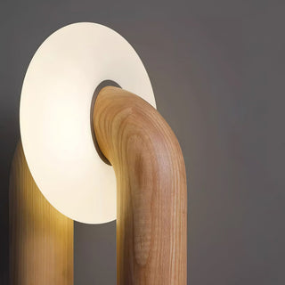 Raelix Lampe de Table Vintage Bois