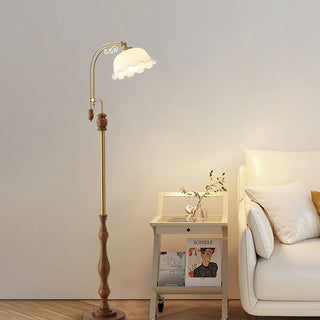 Darisel Bois Vintage Lampadaire