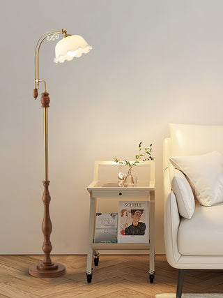 Darisel Bois Vintage Lampadaire