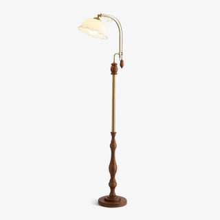 Darisel Bois Vintage Lampadaire
