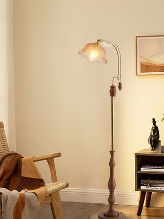 Darisel Bois Vintage Lampadaire