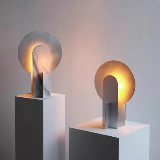 Arch Marble Table Lamp-Neutral Decor