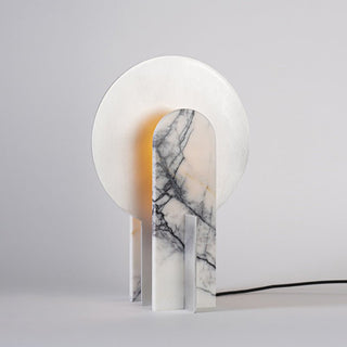 Arch Marble Table Lamp-Neutral Decor