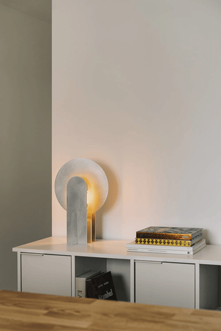 Arch Marble Table Lamp-Neutral Decor