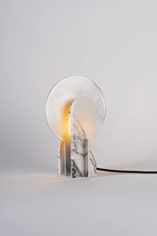 Arch Marble Table Lamp-Neutral Decor