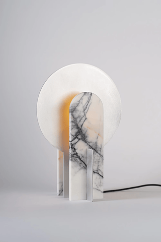 Arch Marble Table Lamp-Neutral Decor