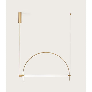 Arched Linear Led Chandelier-Neutral Decor
