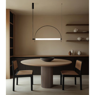 Arched Linear Led Chandelier-Neutral Decor