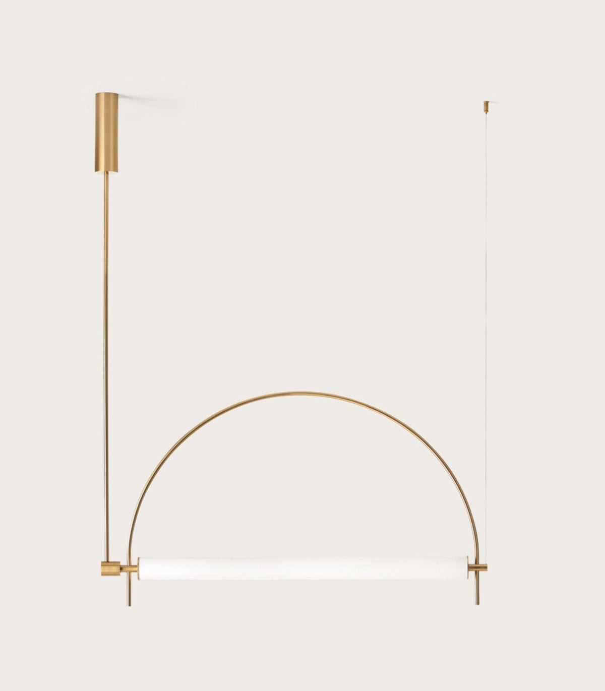 Arched Linear Led Chandelier-Neutral Decor